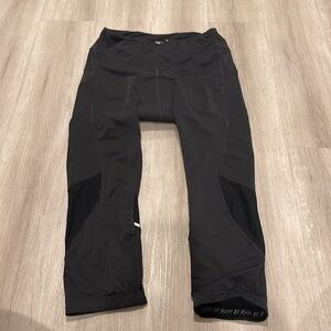 Baleaf Women's Chamois Padded Compression Cycling Capris Medium